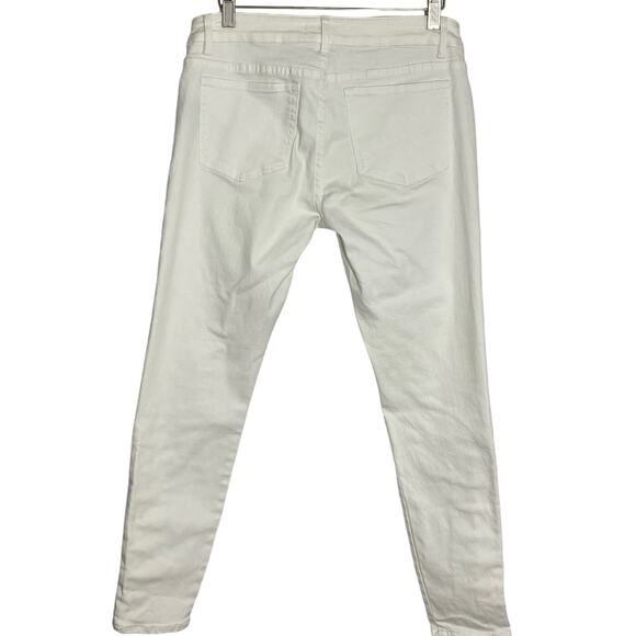 The Kooples Womens Lace Up White Skull detail Skinny  Jeans Size 29 Short - Picture 2 of 10